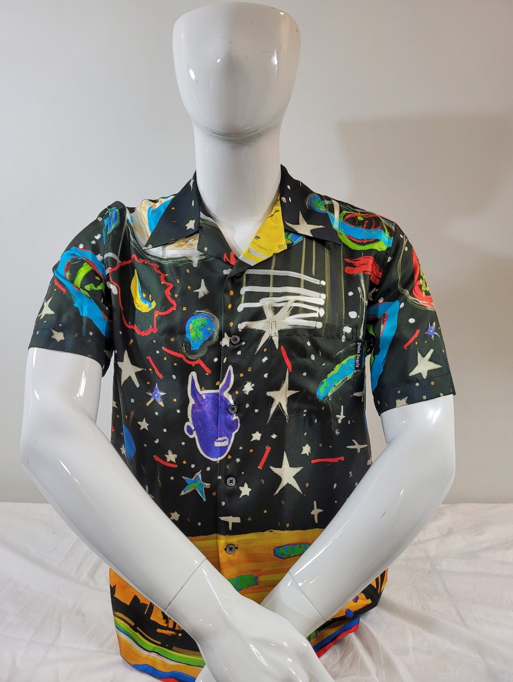 Palm Angel Mens Slik Shirt Size 46 EU  $997